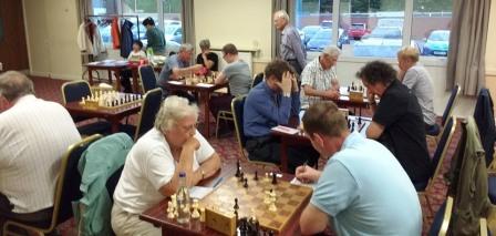 Chess players David Wain versus Joyce Evans
