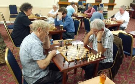 Chess players Tony Taylor versus Colin Woodall